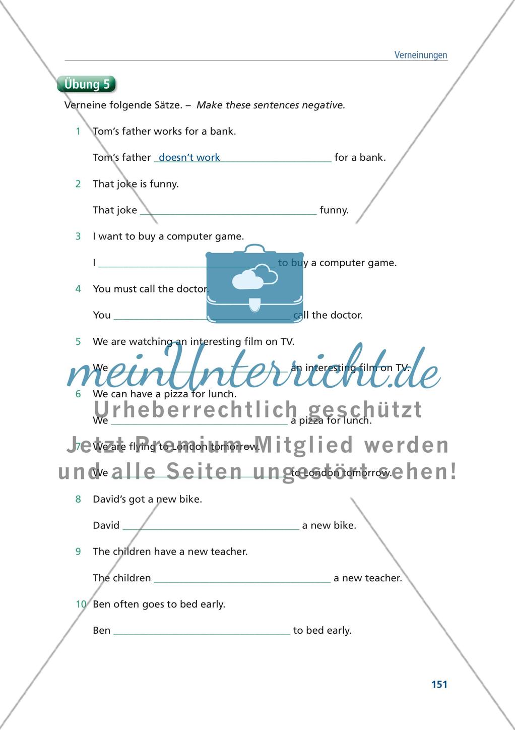 Englische Grammatik gecheckt! 5. Klasse - Teil 9 Preview 8