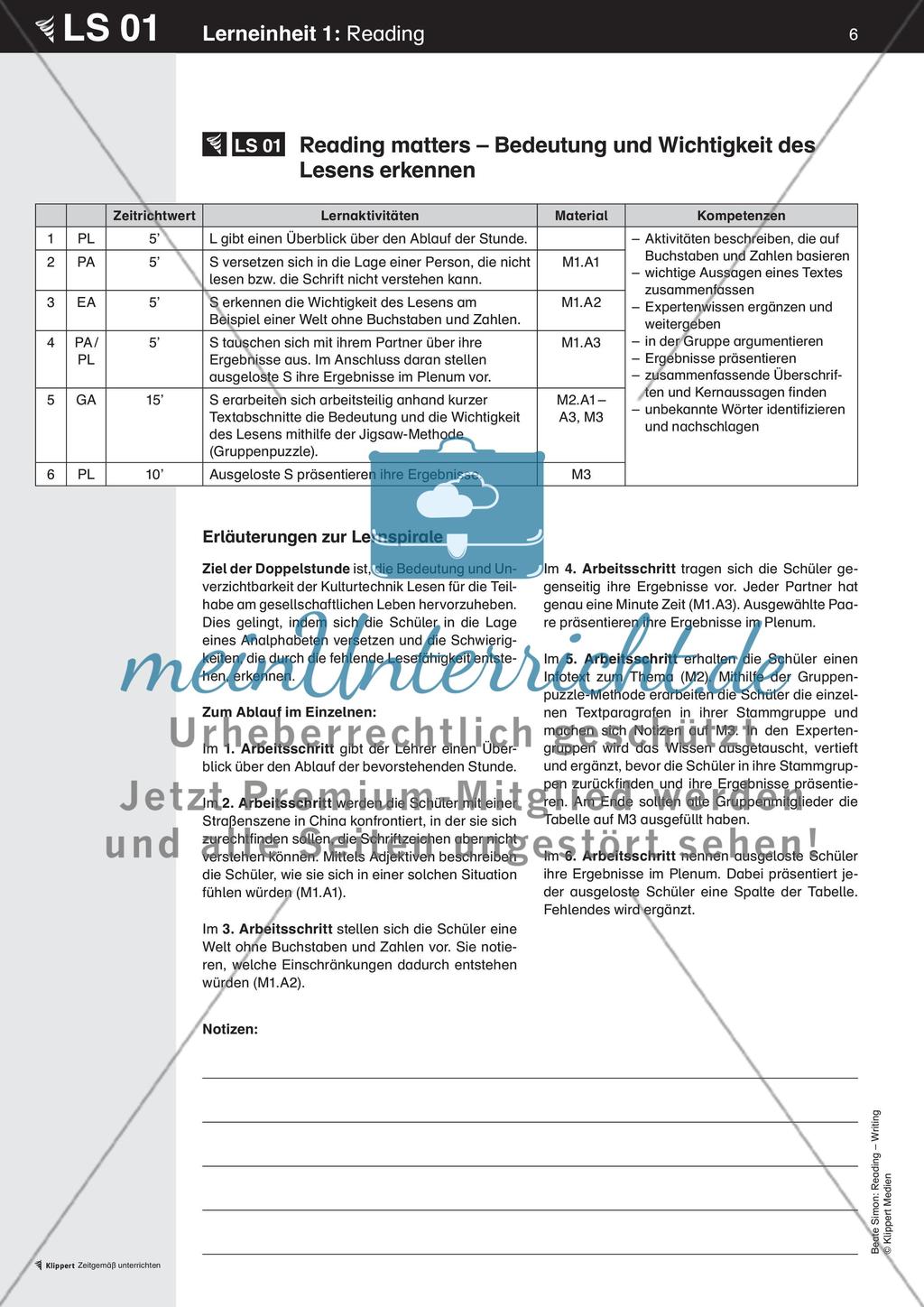 Reading - Teil 1 Preview 1