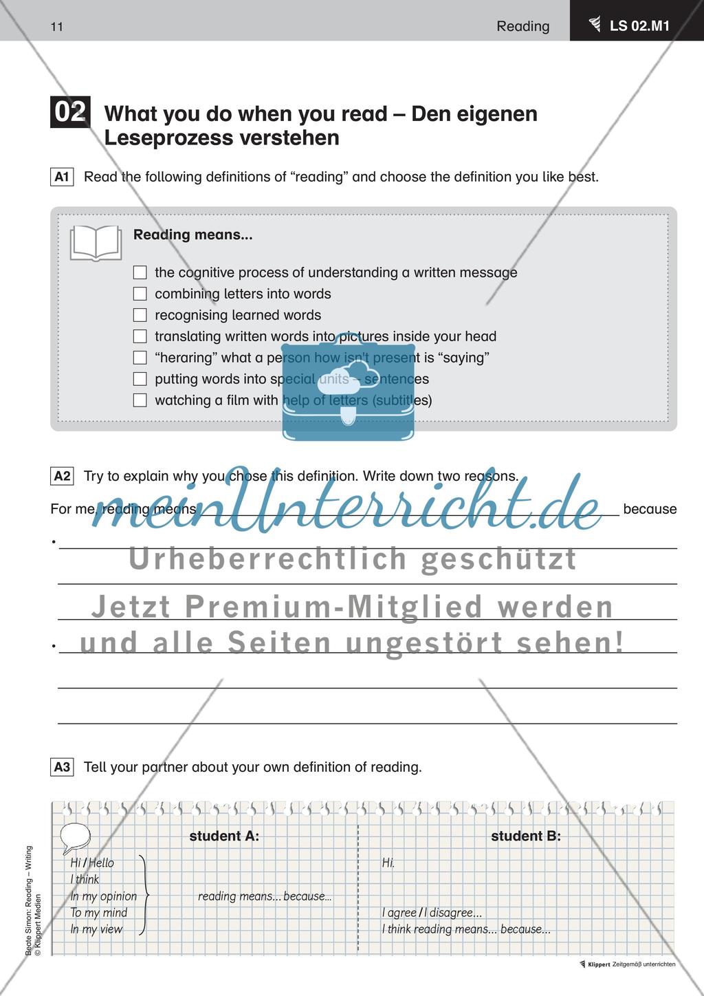 Reading - Teil 1 Preview 6