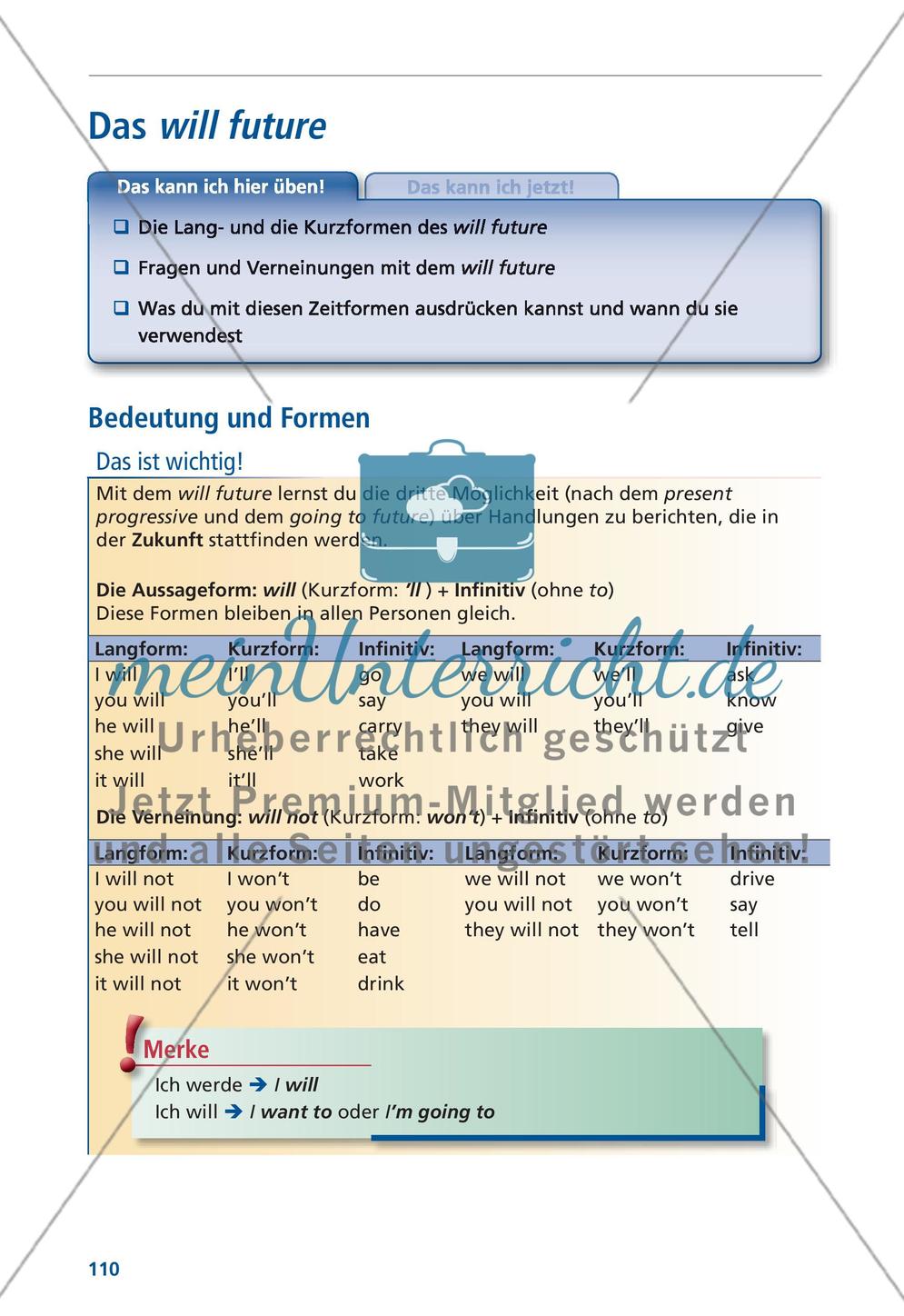 Englische Grammatik gecheckt! 6. Klasse - Teil 7 Preview 10