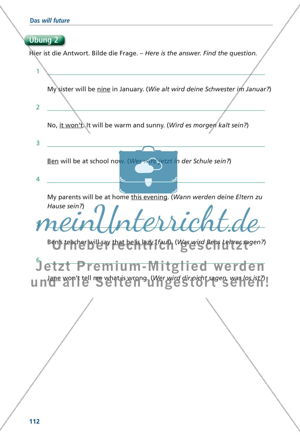 Englische Grammatik gecheckt! 6. Klasse - Teil 7 Preview 12