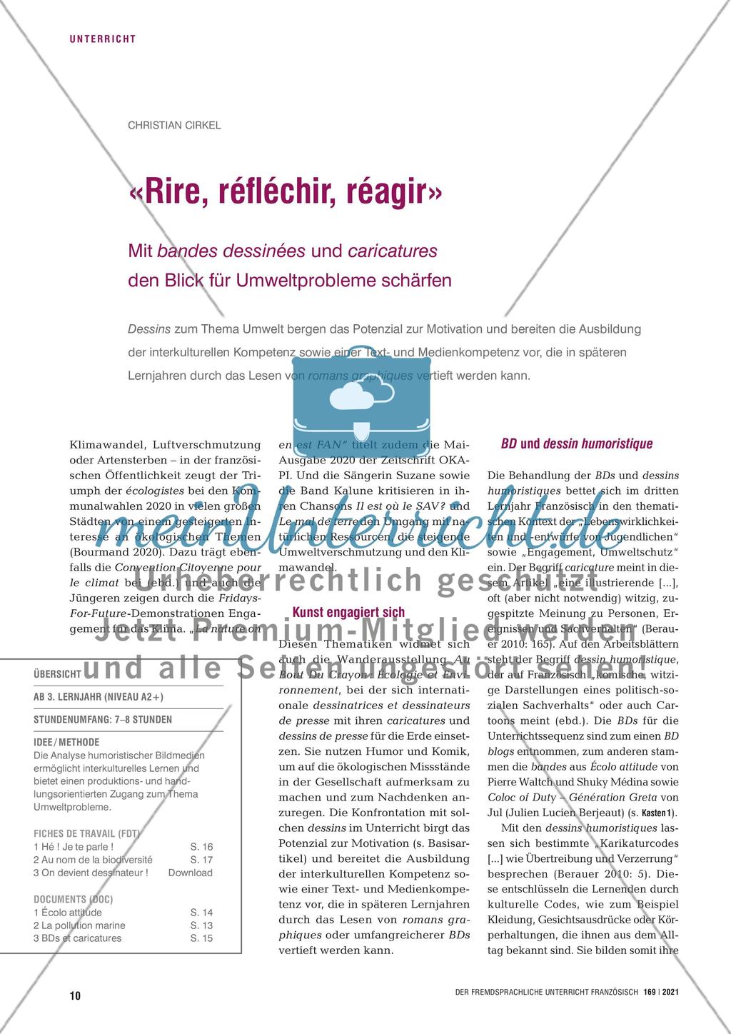 «Rire, réfléchir, réagir» Preview 1