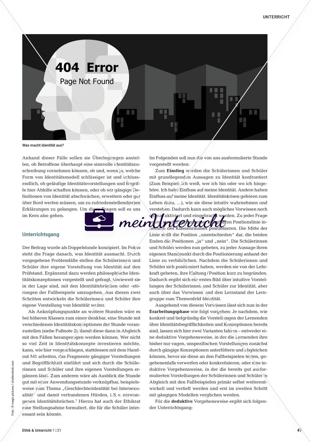 Identitätsverlust oder Identitätsbruch Preview 2