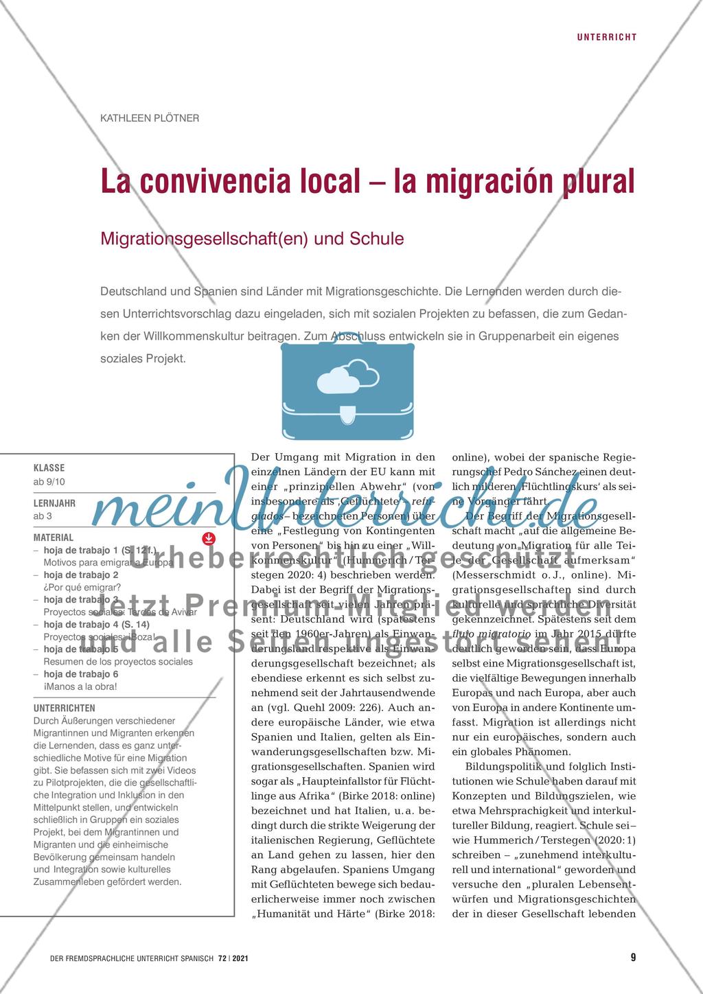 La convivencia local – la migración plural Preview 1