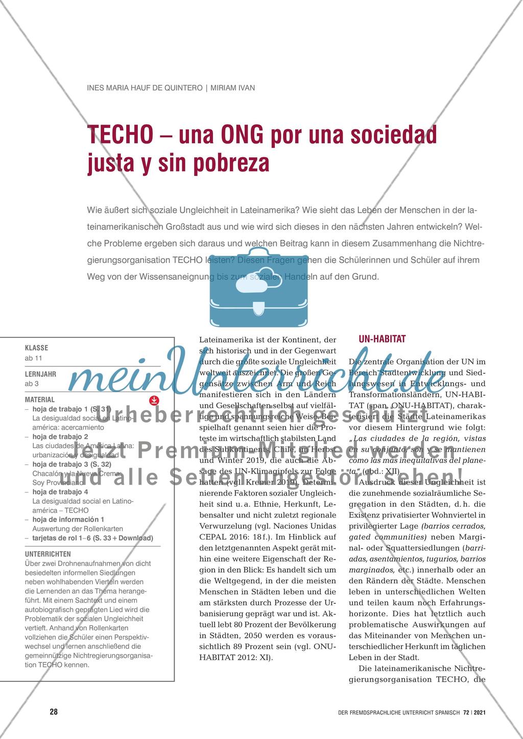 TECHO – una ONG por una sociedad justa y sin pobreza Preview 1