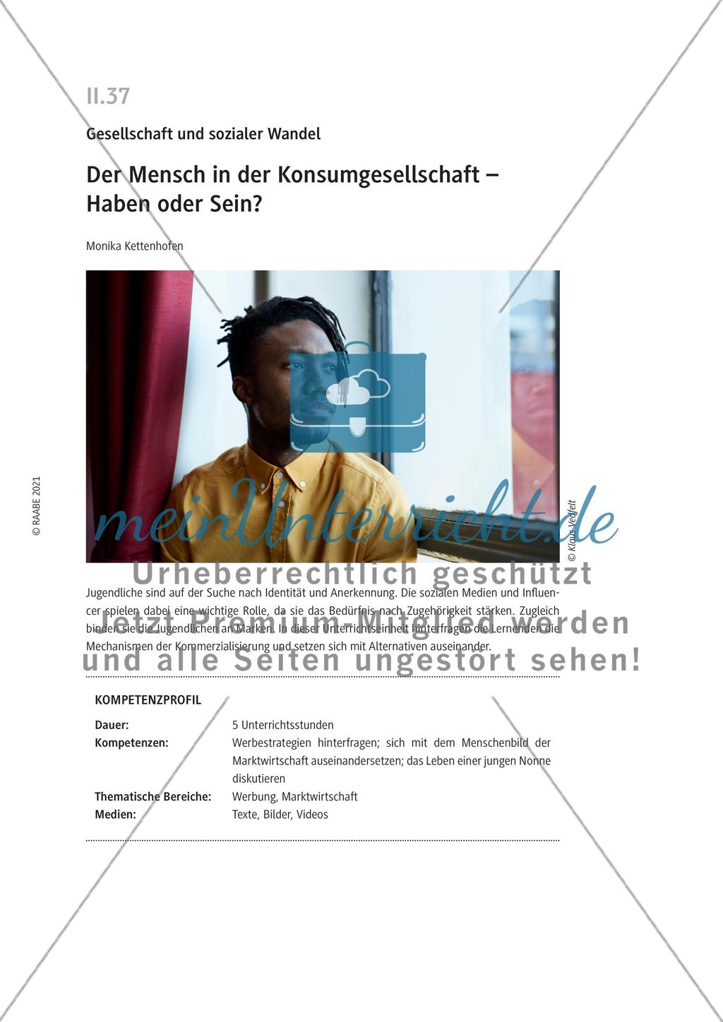 Der Mensch in der Komsumgesellschaft - Preview 1