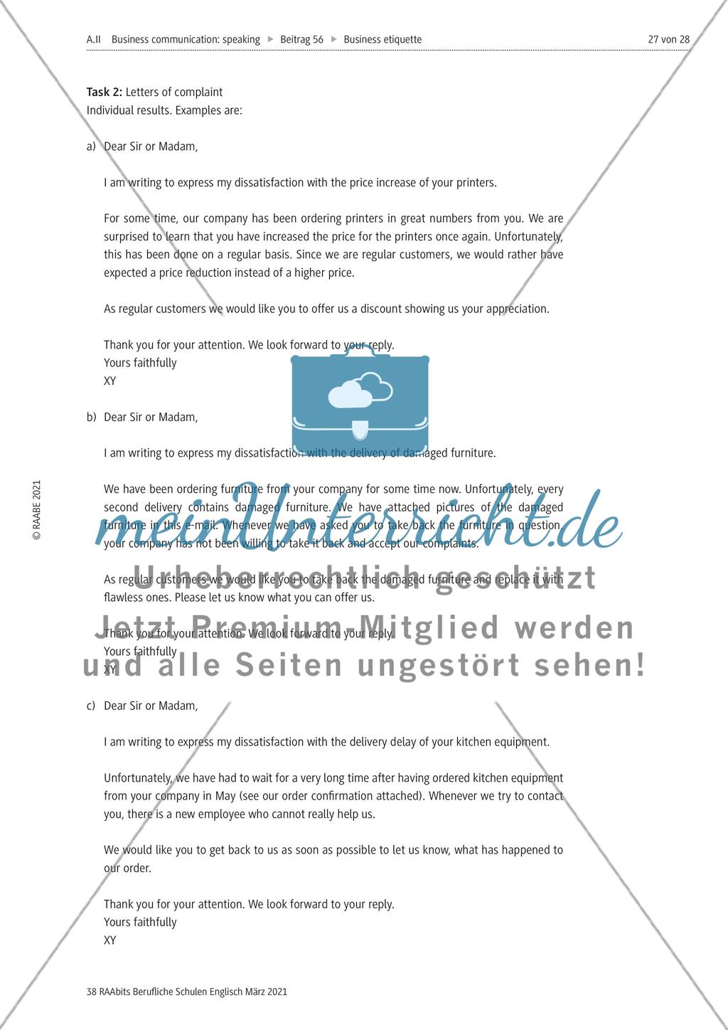 How to write a letter of complaint Preview 3