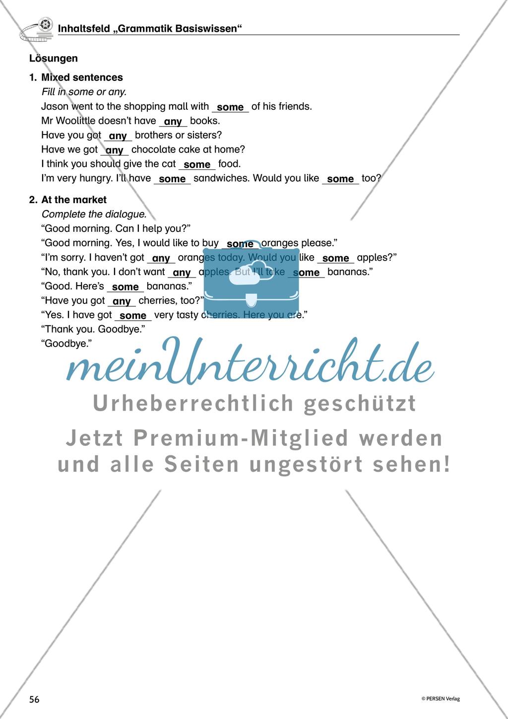 Inhaltsfeld „Grammatik Basiswissen“ - Teil 2 Preview 14