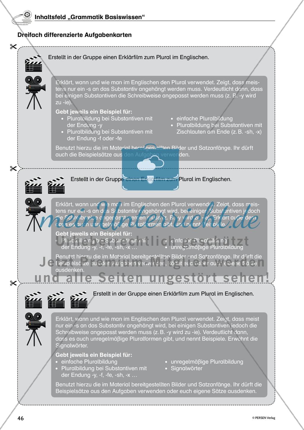 Inhaltsfeld „Grammatik Basiswissen“ - Teil 2 Preview 4