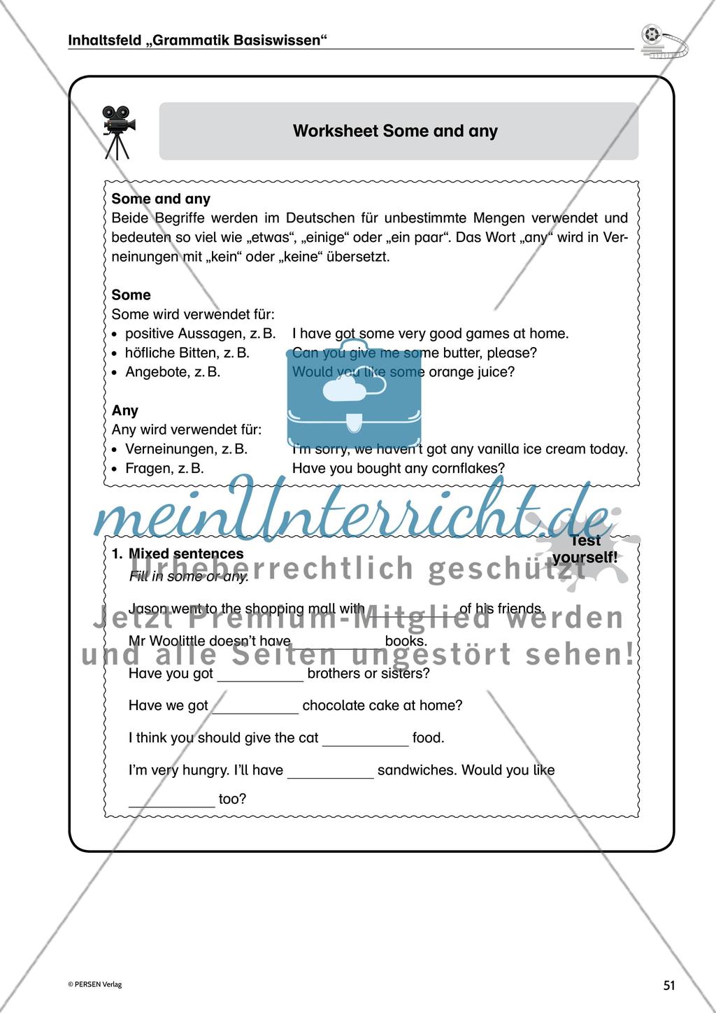 Inhaltsfeld „Grammatik Basiswissen“ - Teil 2 Preview 9