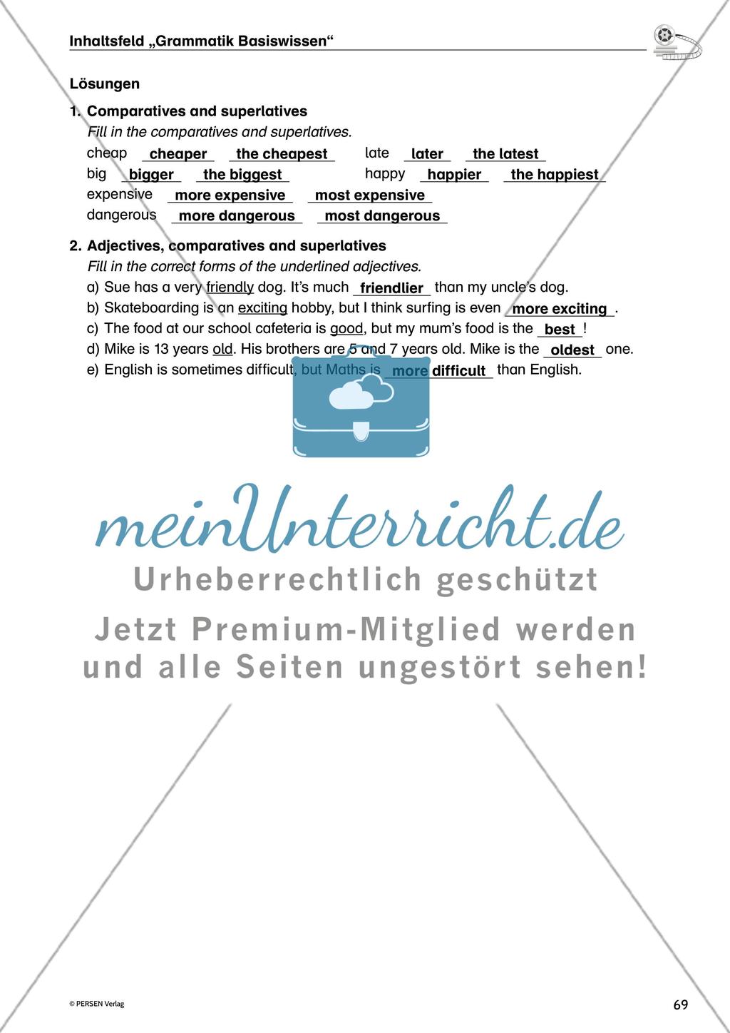 Inhaltsfeld „Grammatik Basiswissen“ - Teil 3 Preview 7