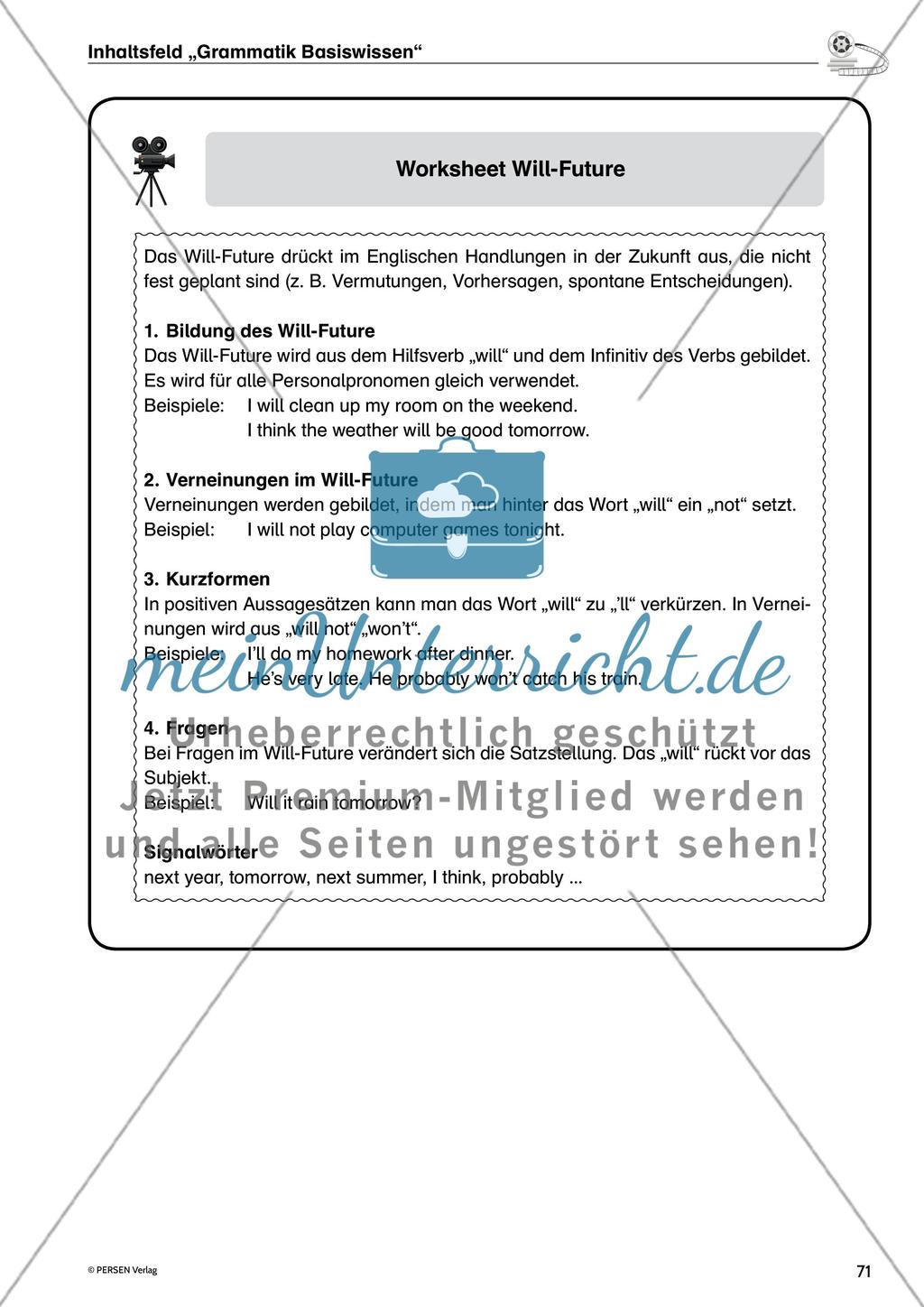 Inhaltsfeld „Grammatik Basiswissen“ - Teil 3 Preview 9