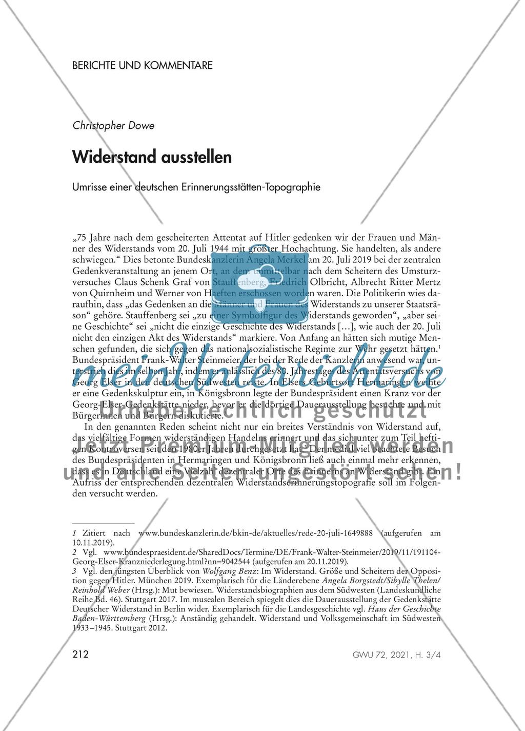 Widerstand ausstellen Preview 1