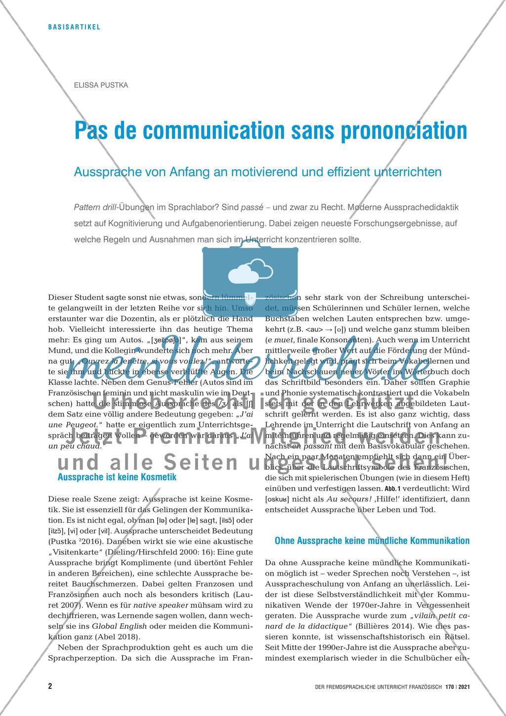 Pas de communication sans prononciation Preview 1