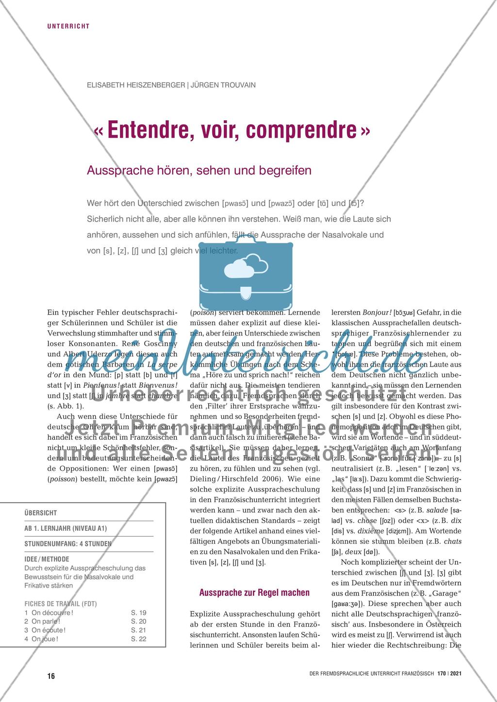 « Entendre, voir, comprendre » Preview 1