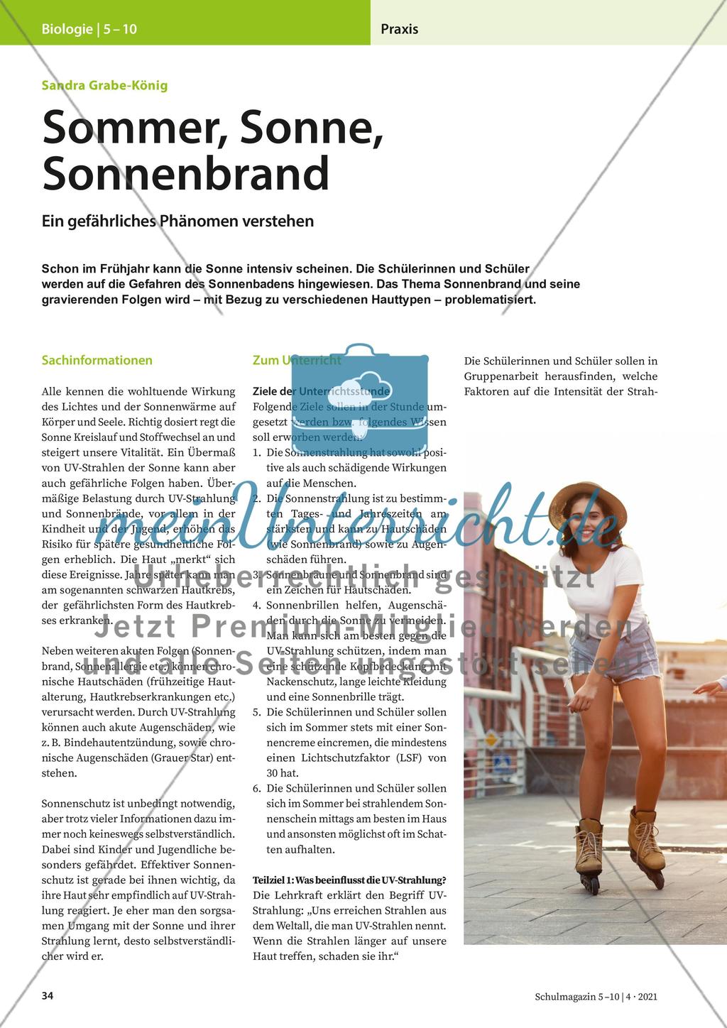 Sommer, Sonne, Sonnenbrand Preview 1