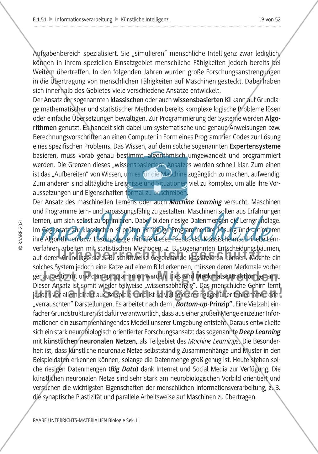 Natürliche Intelligenz vs. künstliche Intelligenz (KI) - M3-M5 Preview 7