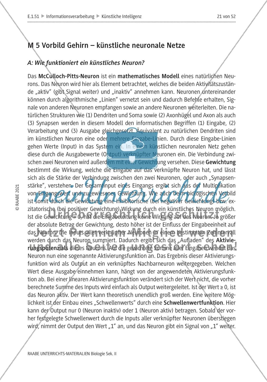 Natürliche Intelligenz vs. künstliche Intelligenz (KI) - M3-M5 Preview 9
