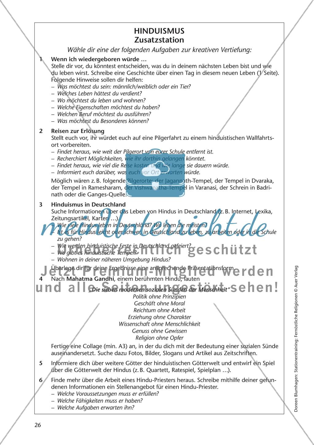 Stationentraining Hinduismus - Teil 1 Preview 14