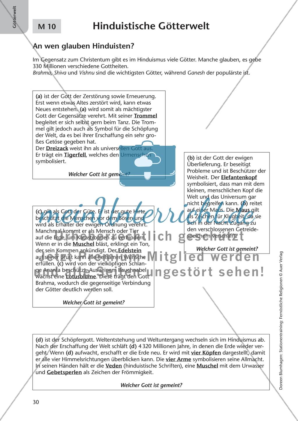 Stationentraining Hinduismus - Teil 2 Preview 4