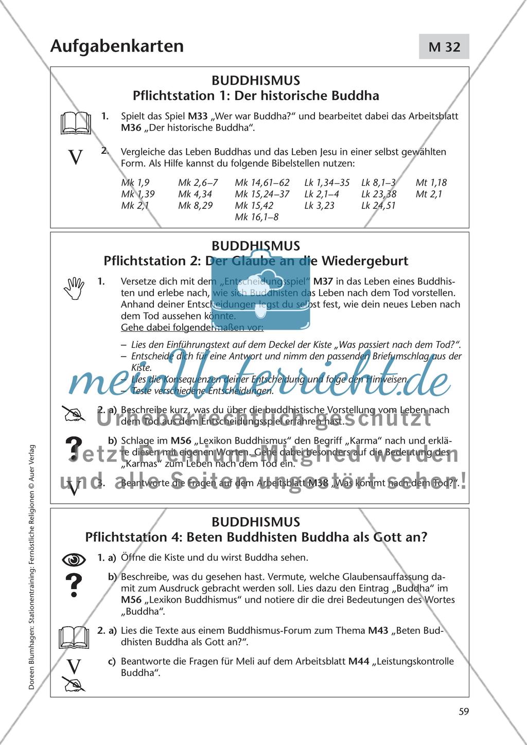 Stationentraining Buddhismus - Teil 2 Preview 2