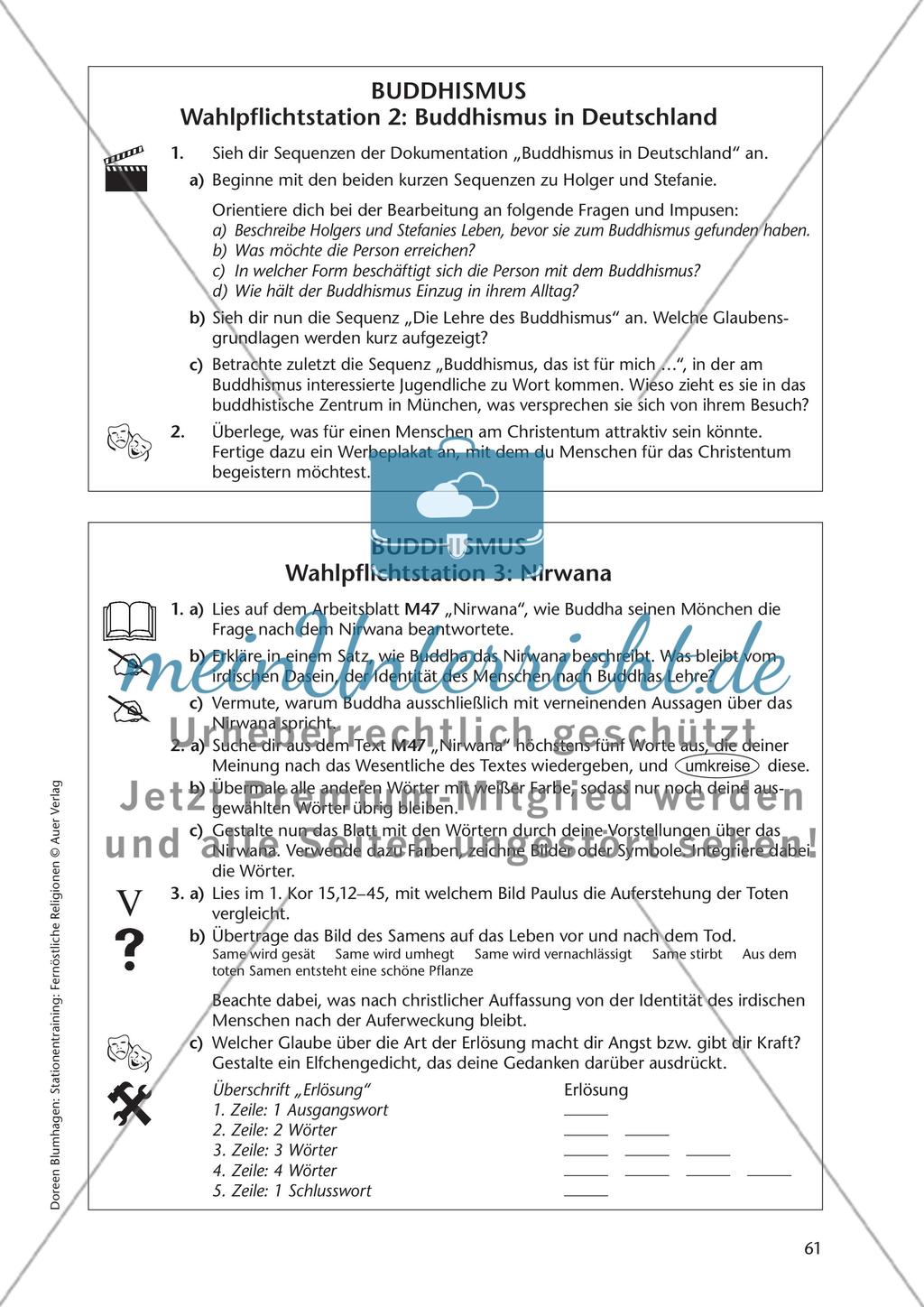 Stationentraining Buddhismus - Teil 2 Preview 4