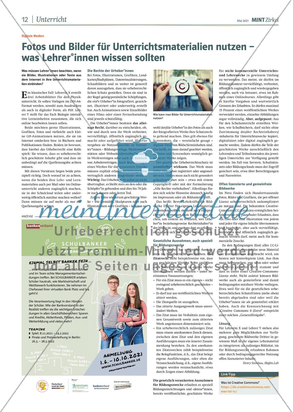 MINT Zirkel - Ausgabe 2, Mai 2021 Preview 12