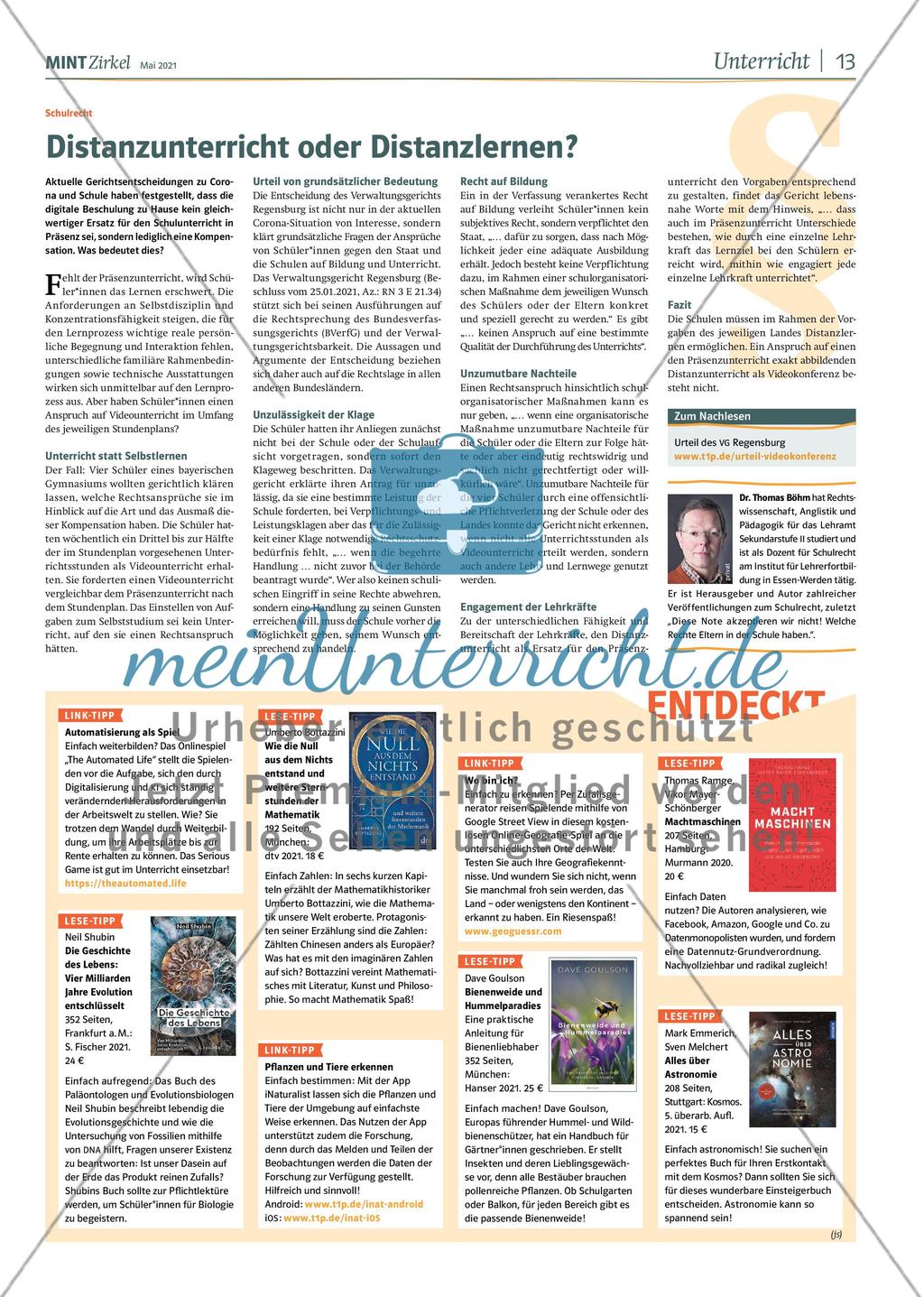 MINT Zirkel - Ausgabe 2, Mai 2021 Preview 13