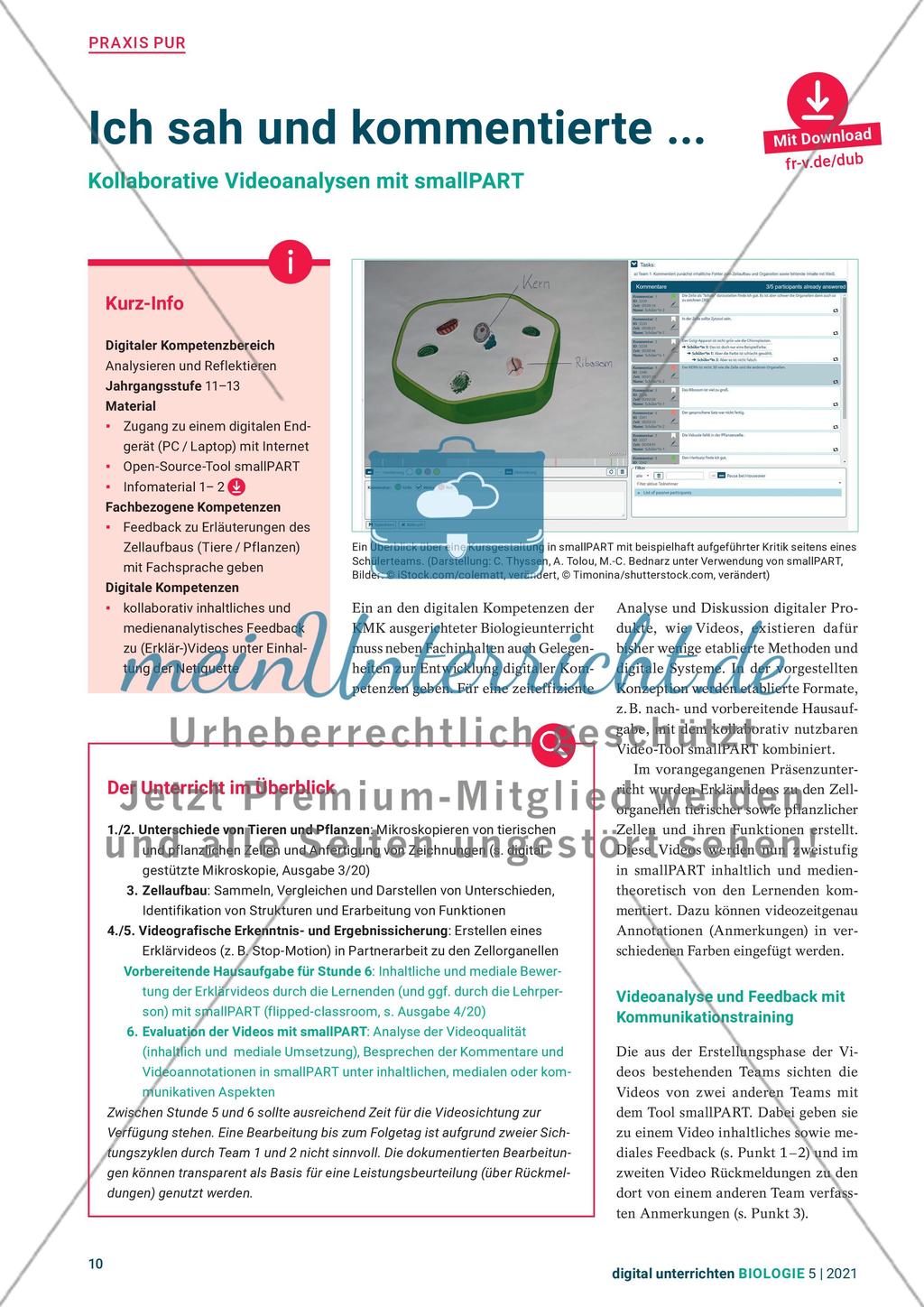 digital unterrichten – Biologie -5 Preview 10