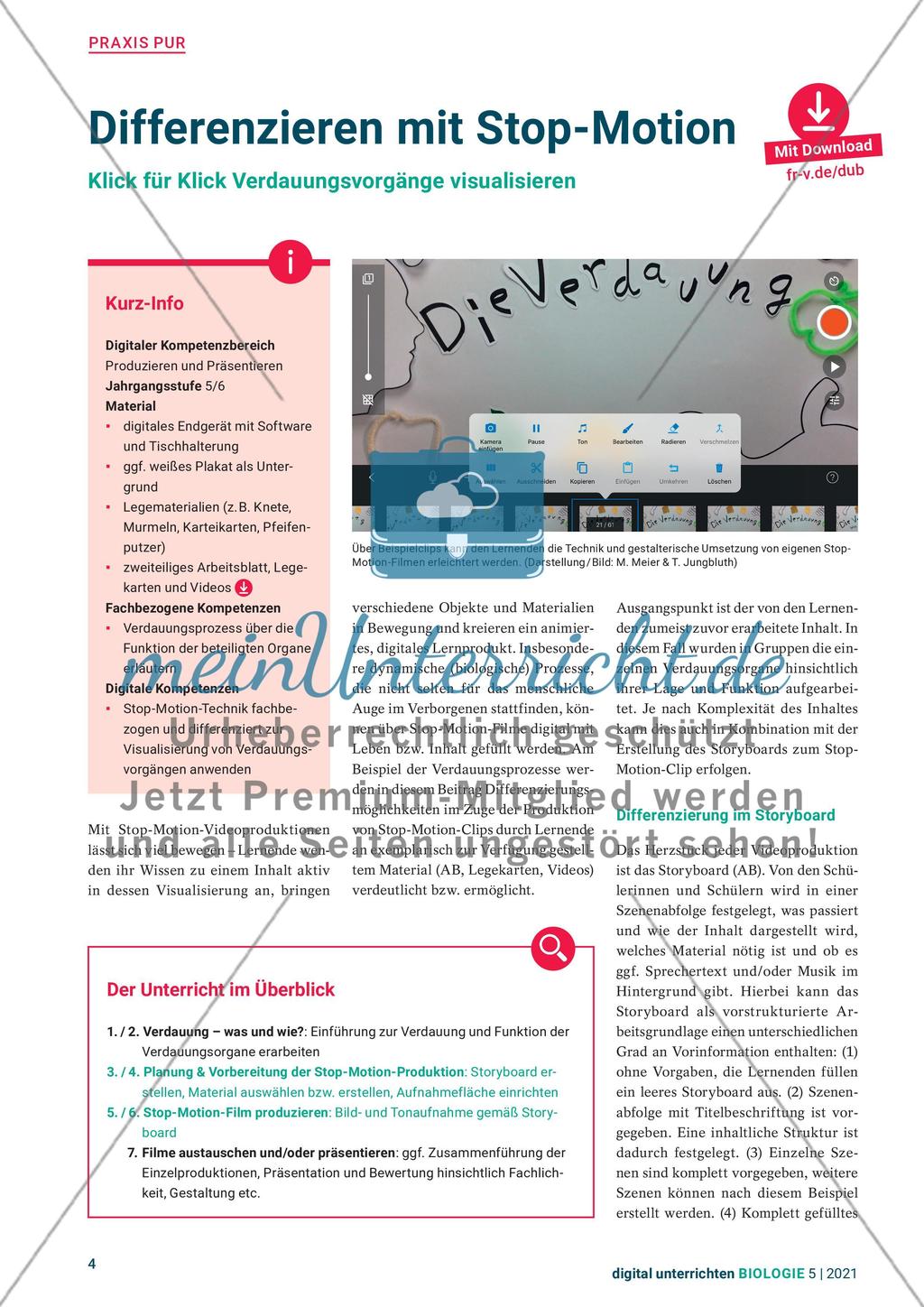 digital unterrichten – Biologie -5 Preview 4