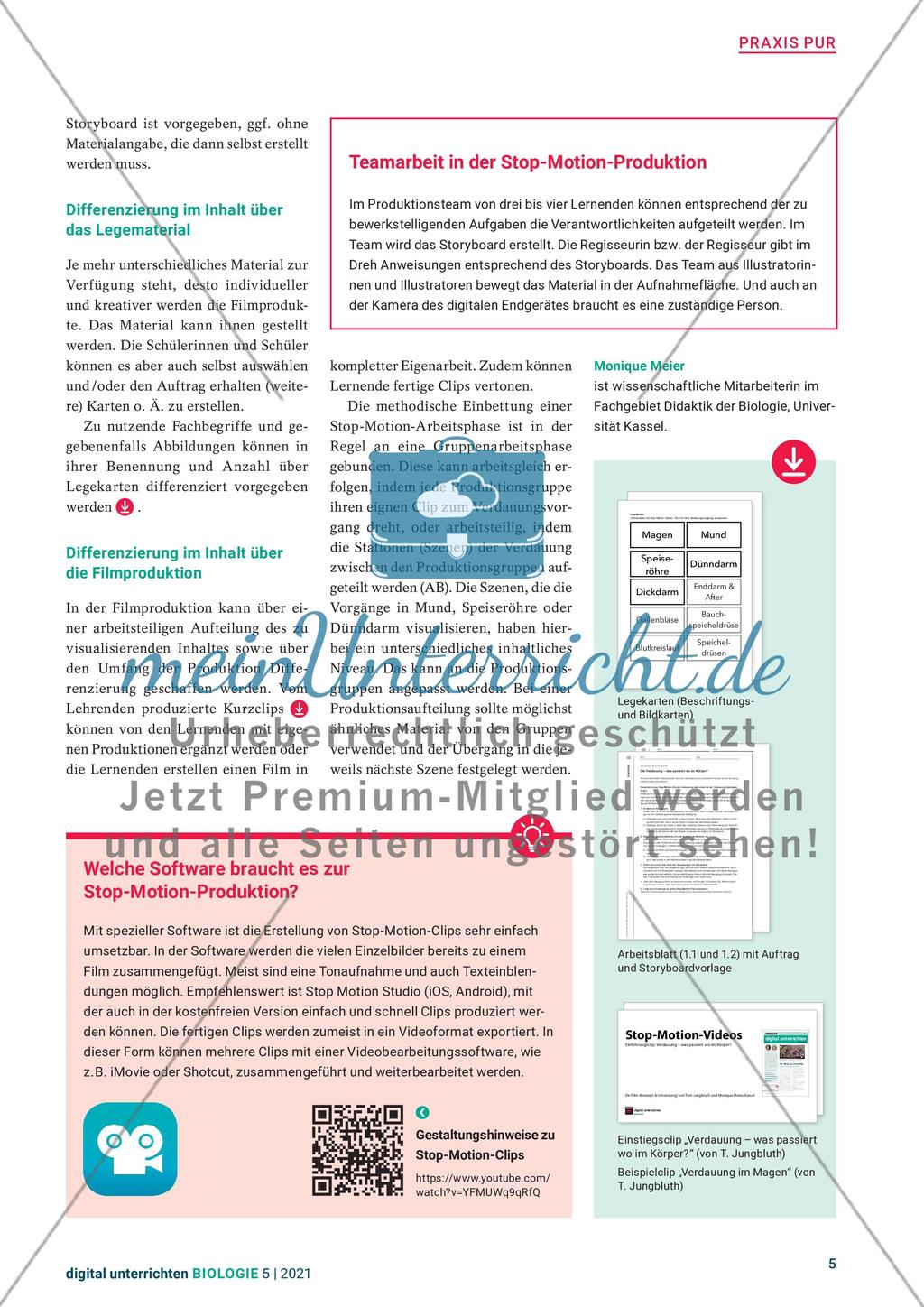 digital unterrichten – Biologie -5 Preview 5