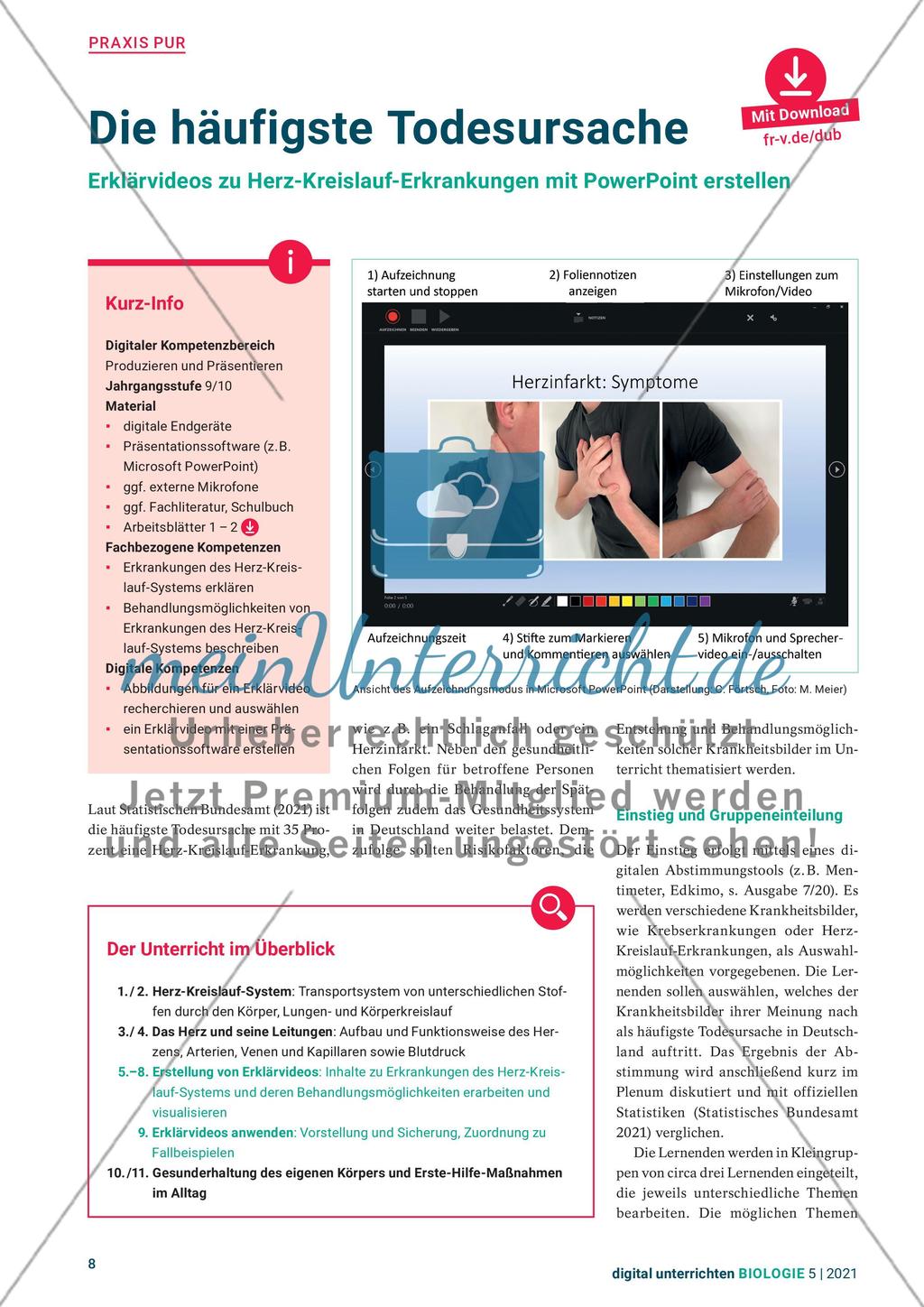 digital unterrichten – Biologie -5 Preview 8