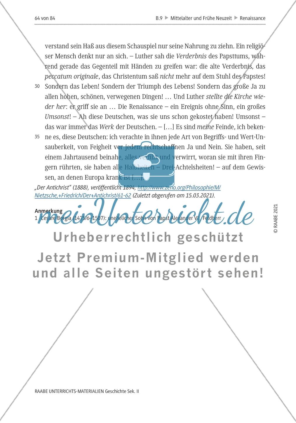 Die Renaissance in der Rezeption Preview 12