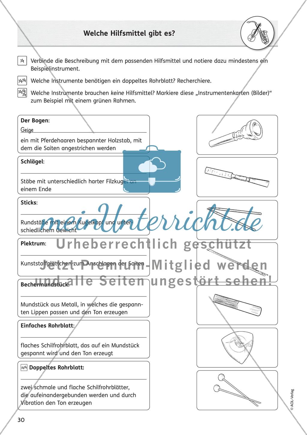 Wissen rund um die Instrumente - Teil 2 Preview 5