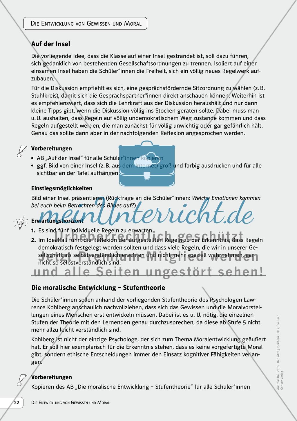 Die Entwicklung von Gewissen und Moral Preview 2