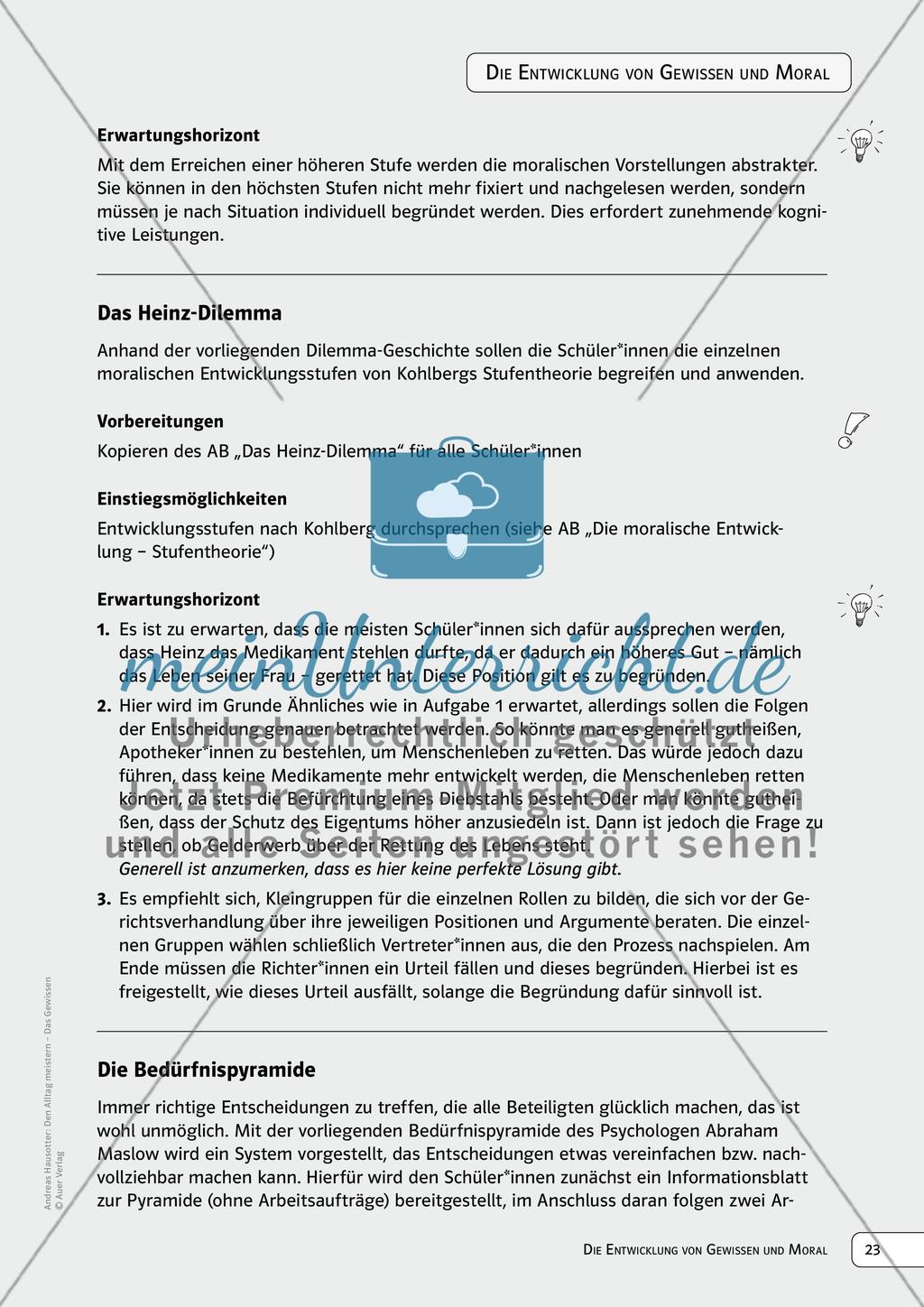 Die Entwicklung von Gewissen und Moral Preview 3