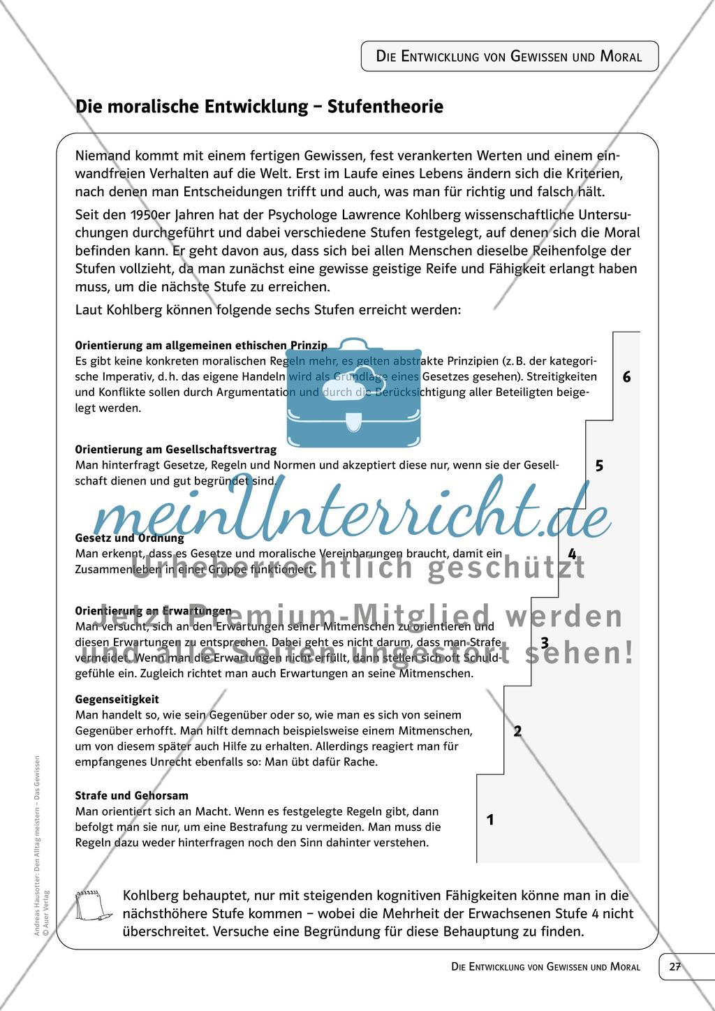 Die Entwicklung von Gewissen und Moral Preview 7