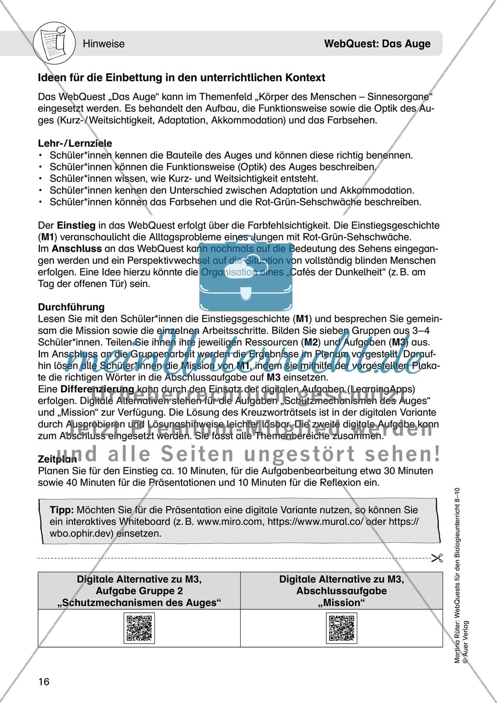 WebQuest: Das Auge Preview 2
