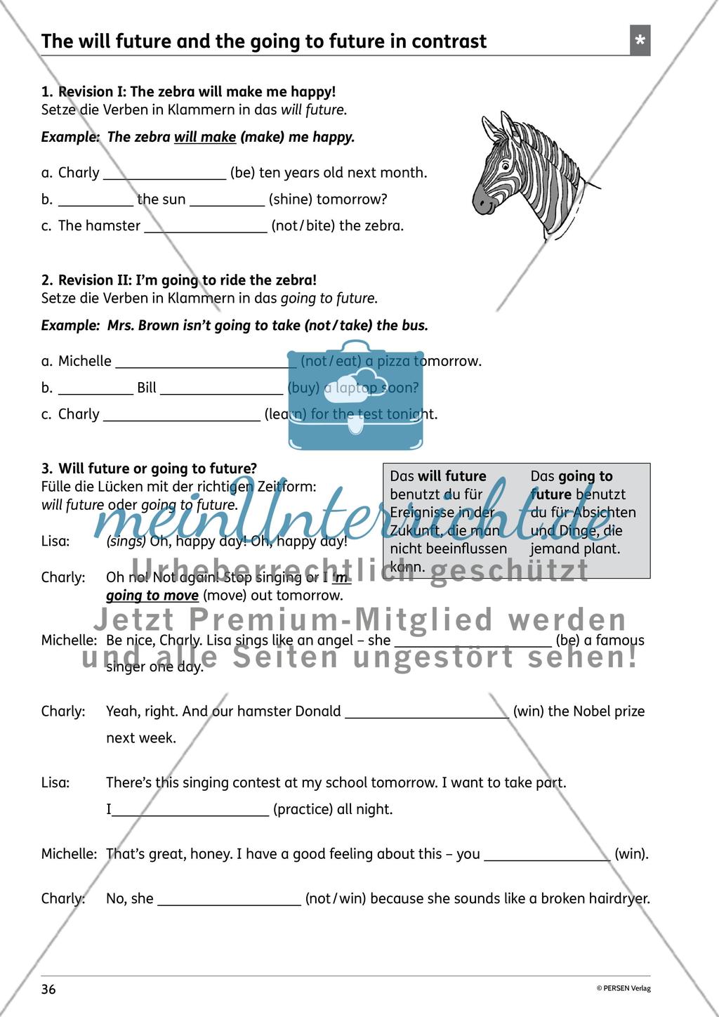 Grammatiktraining Englisch für die 6. Klasse - Teil 4 Preview 4