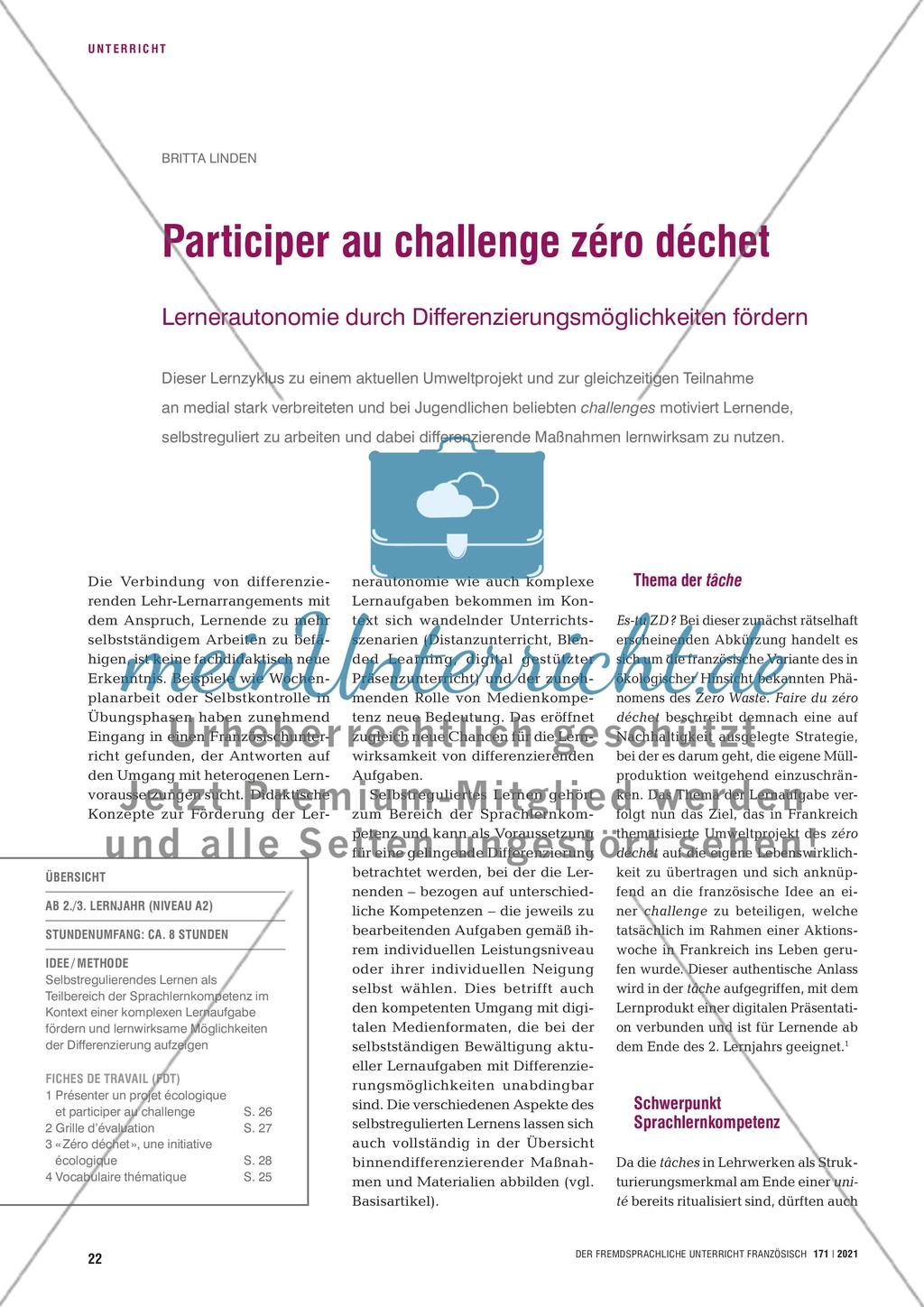 Participer au challenge zéro déchet Preview 1