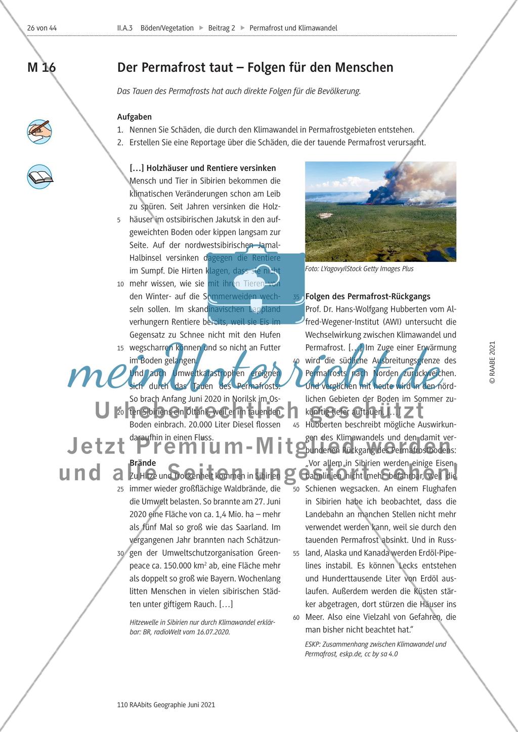 Folgen des Auftauens von Permafrost für Mensch und Landschaft Preview 2