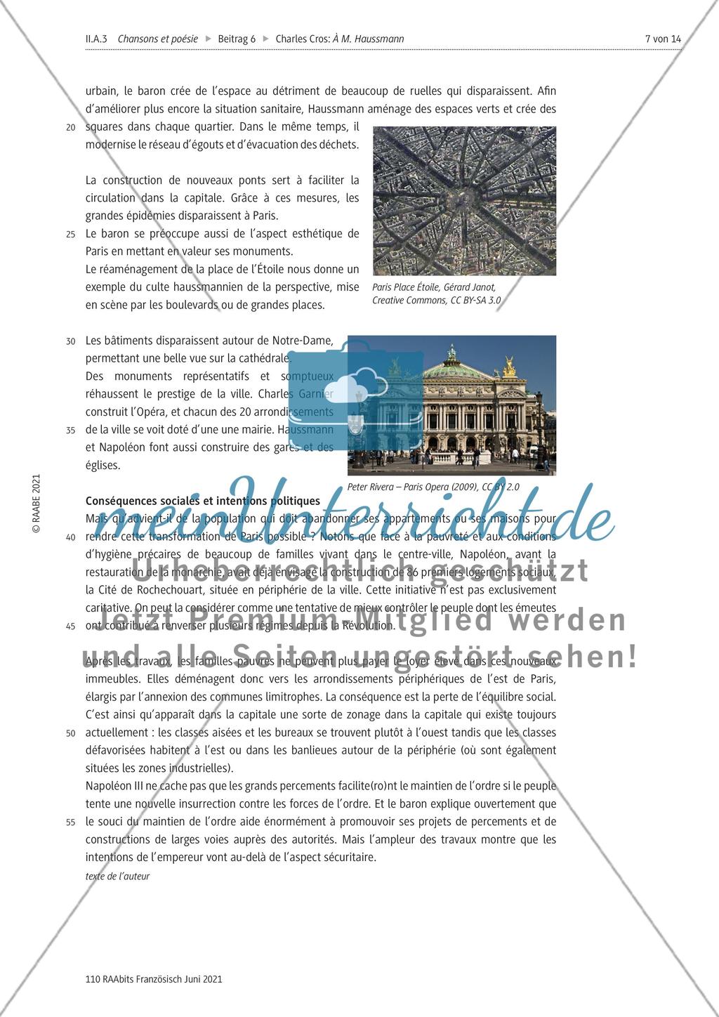 Charles Cros: À M. Haussmann - M1-M3 Preview 2