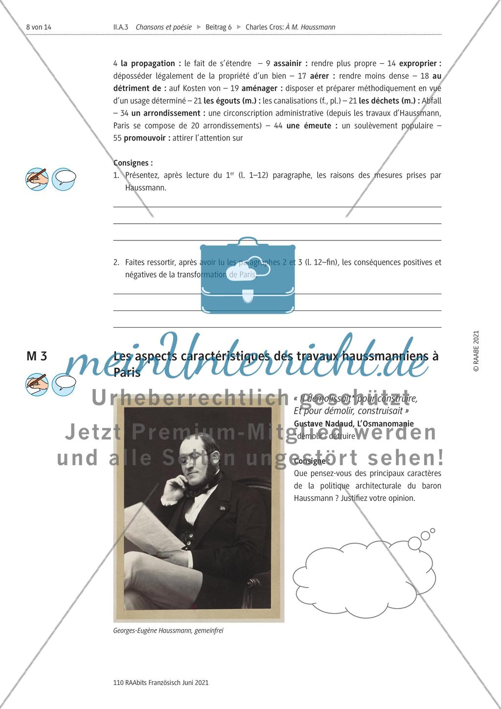 Charles Cros: À M. Haussmann - M1-M3 Preview 3