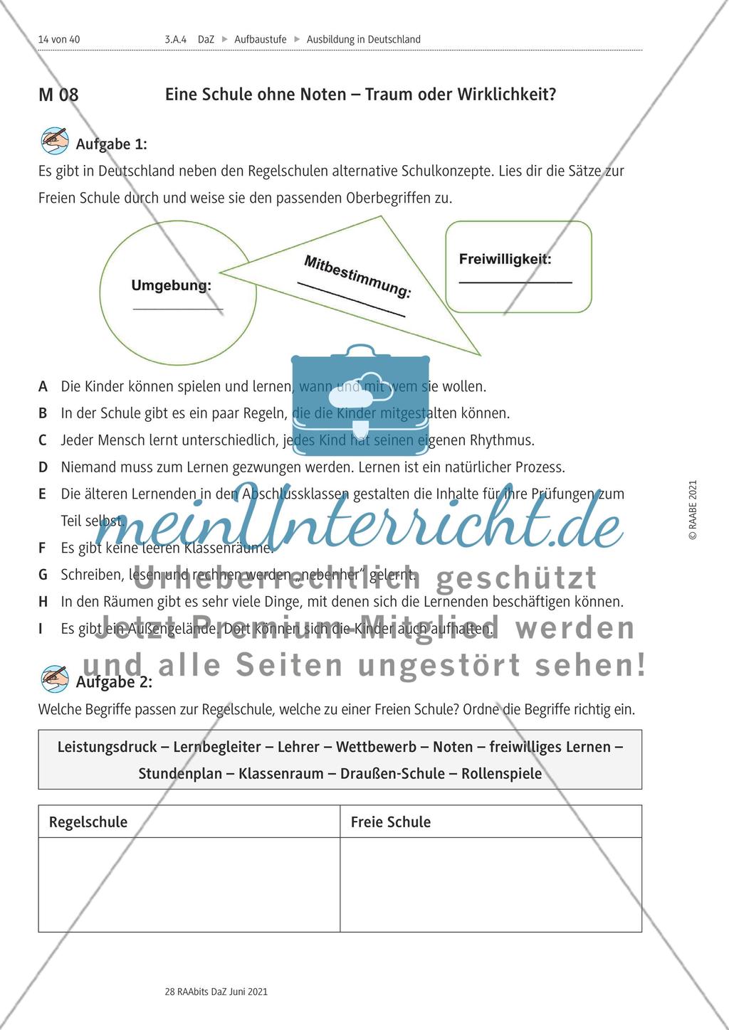 Wortschatz üben und anwenden Preview 2