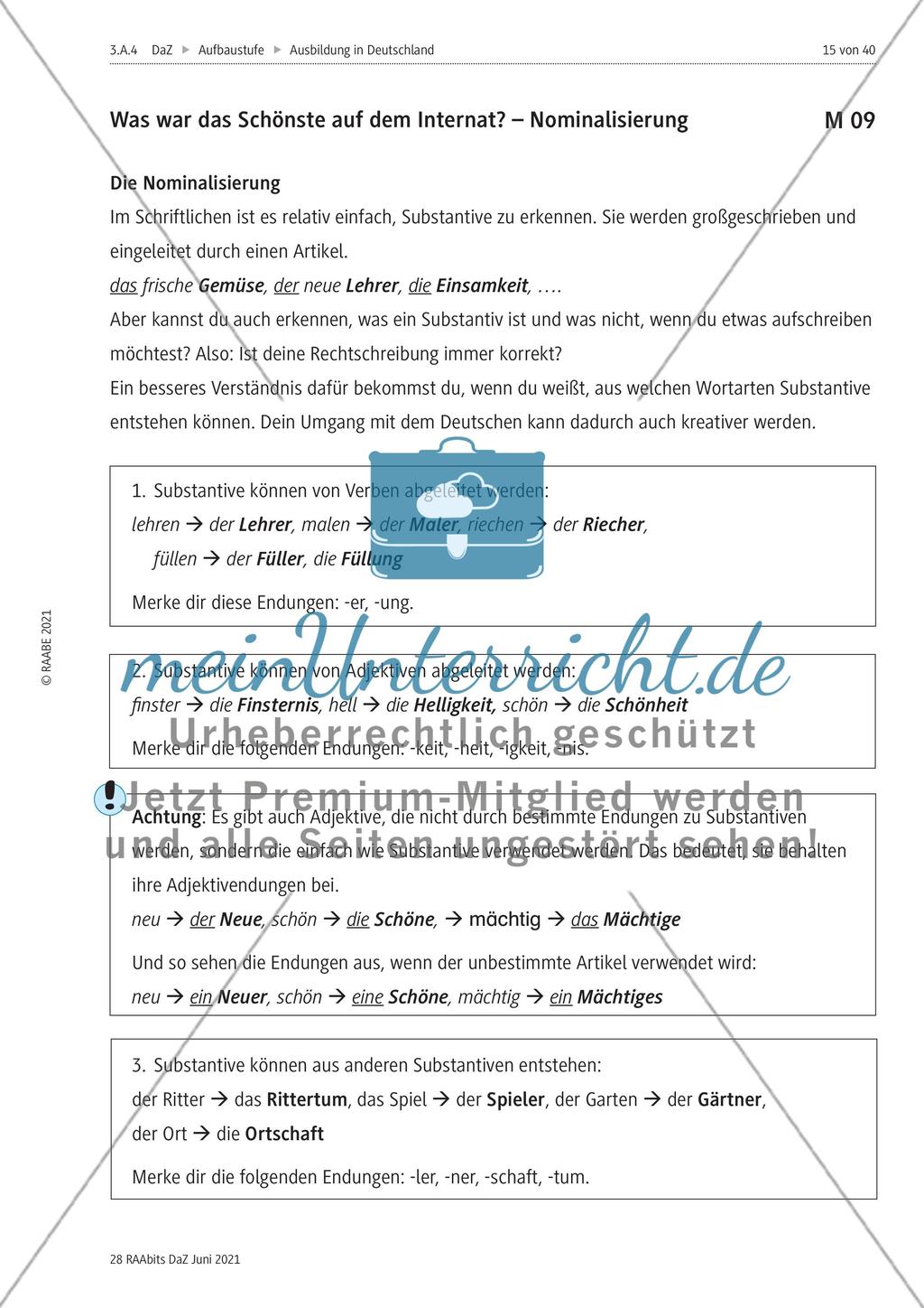 Wortschatz üben und anwenden Preview 3