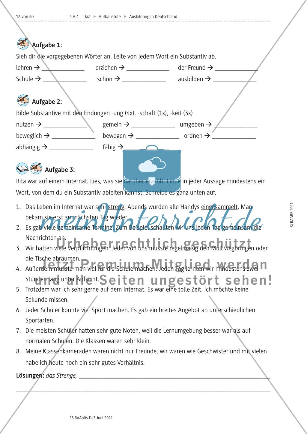 Wortschatz üben und anwenden Preview 4