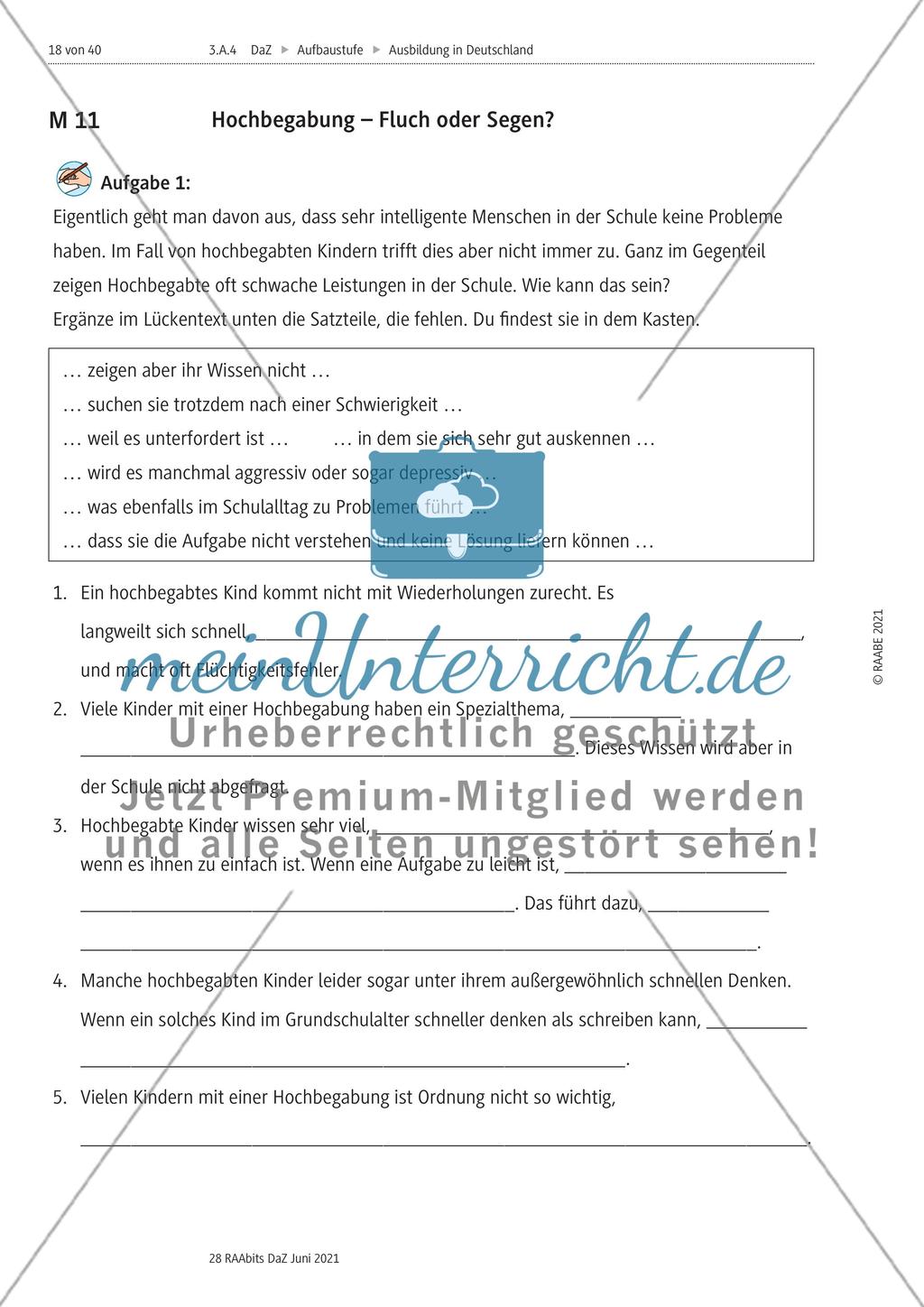 Wortschatz üben und anwenden Preview 6