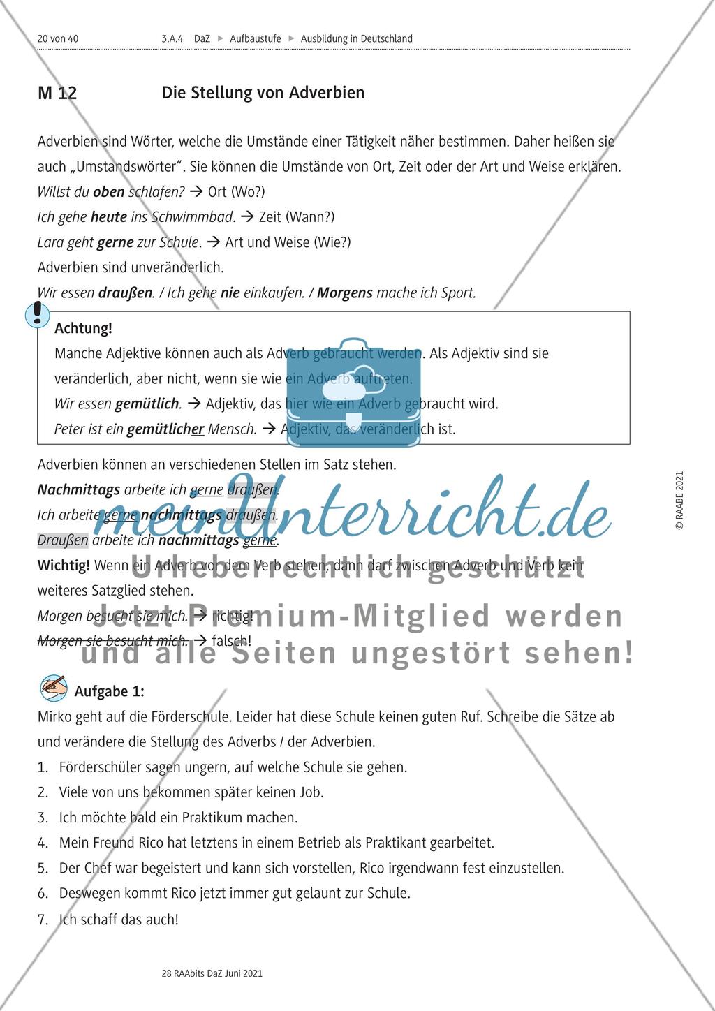 Wortschatz üben und anwenden Preview 8