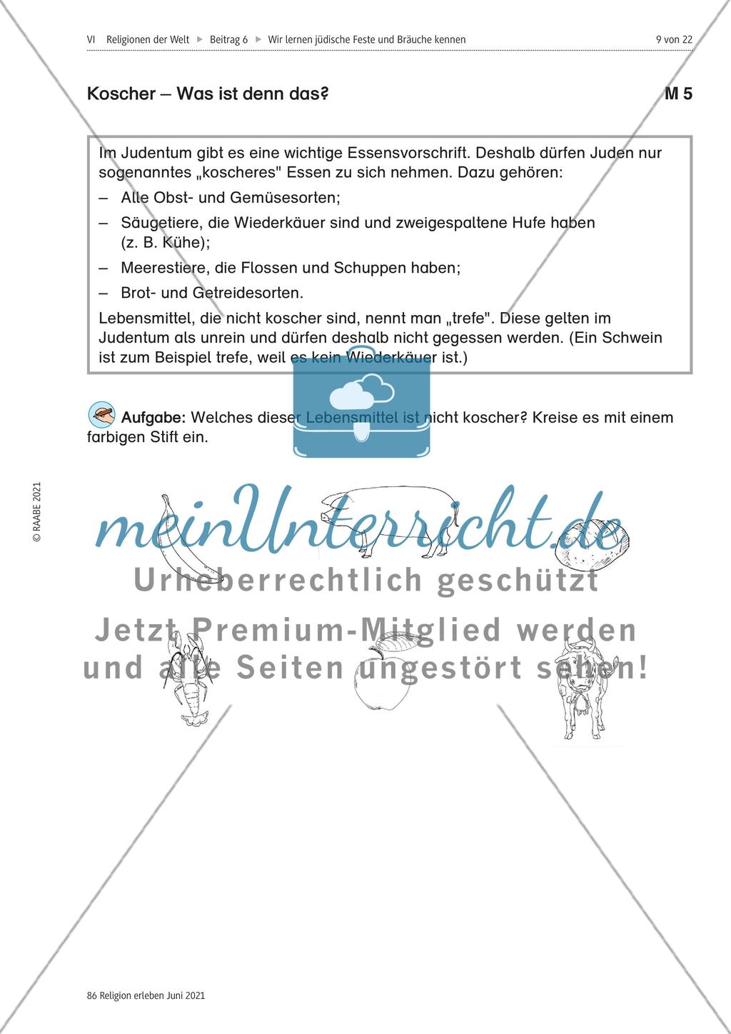Wir lernen jüdische Feste und Bräuche kennen Preview 9