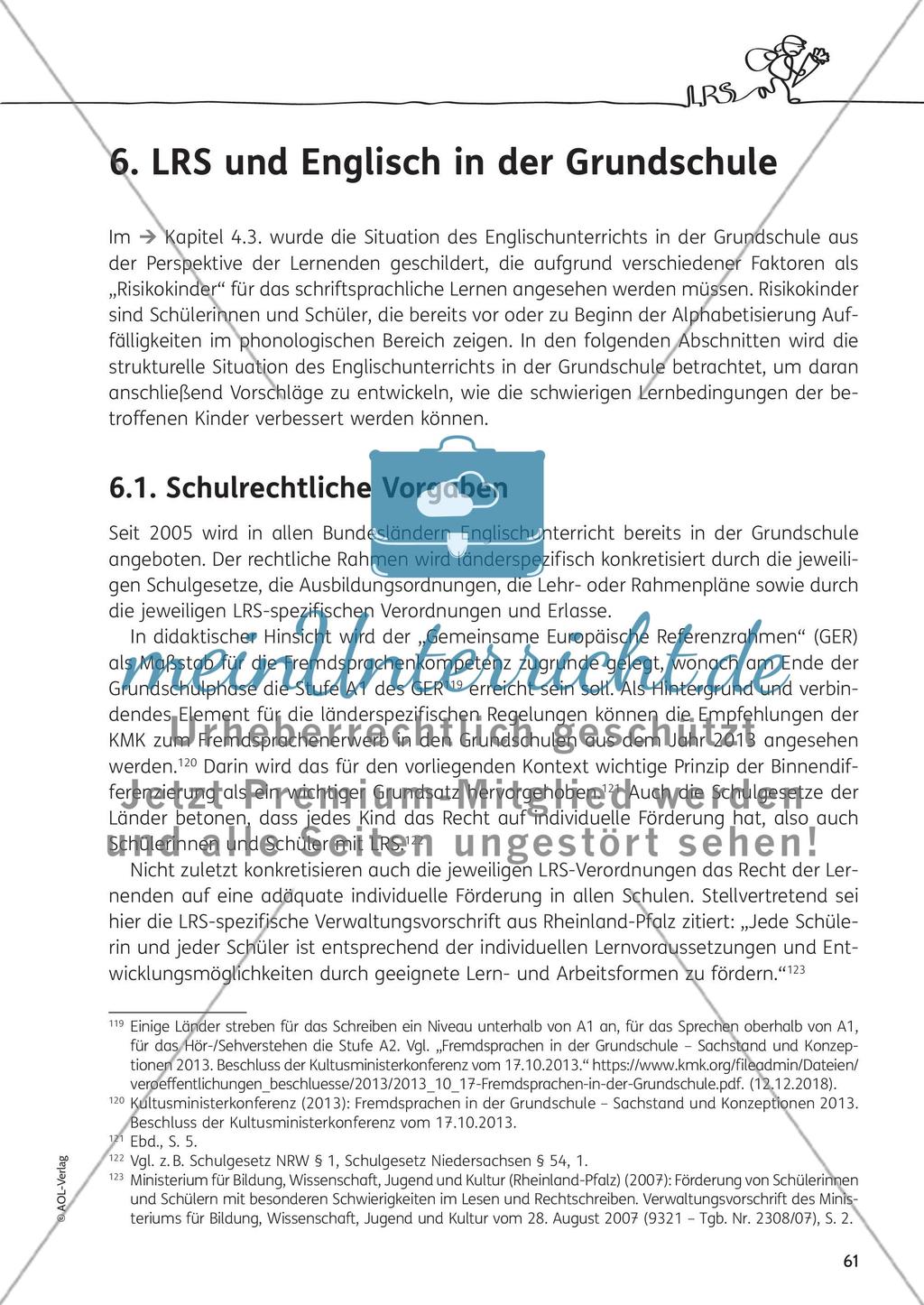 LRS und Englisch in der Grundschule Preview 1